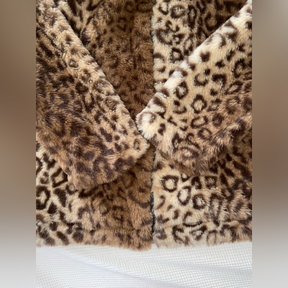 Women’s STUDIO 1886 cheetah print faux Fur zipped Jacket size medium (8-10) - Picture 11 of 14